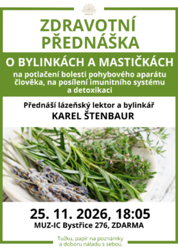 Přednáška o bylinkách