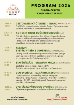 Program duben-červen