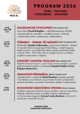 Program říjen - prosinec